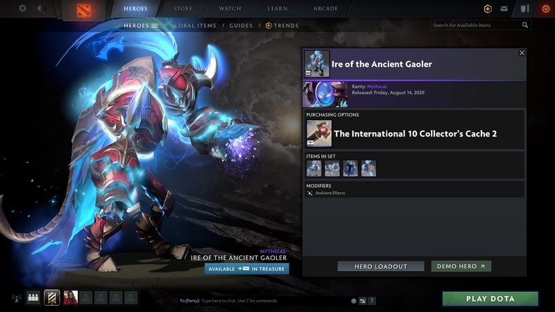 items set dota2 mới ire of the ancient gaoler